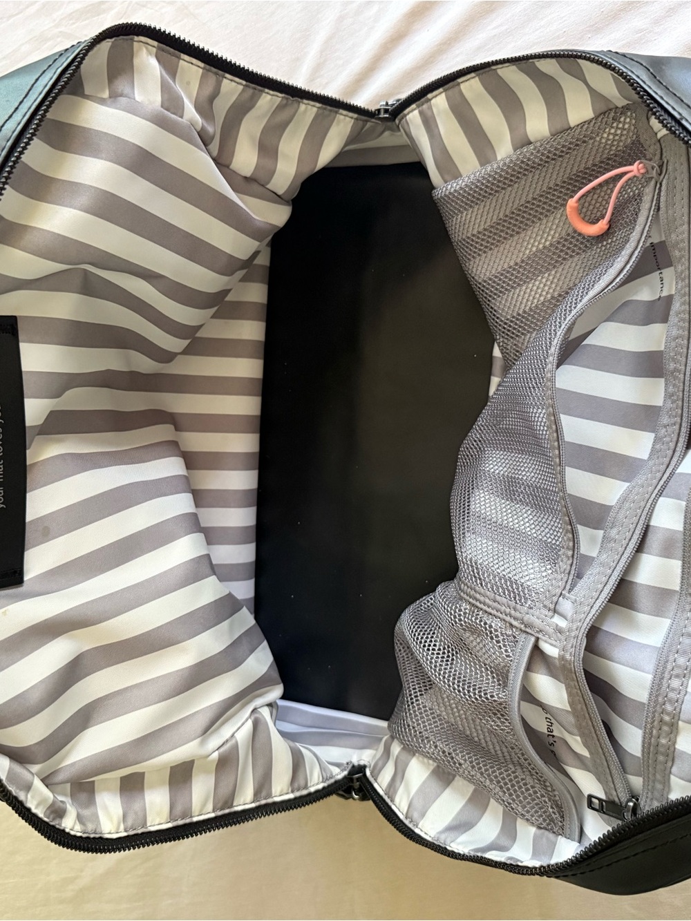 lululemon athletica Black Leather Duffel Tote - Picture 2 of 15